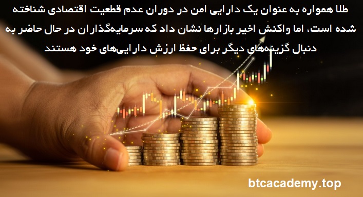 سقوط تاریخی طلا