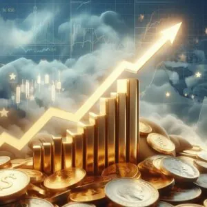 افزایش قیمت طلا در پی کاهش تورم آمریکا و افت ارزش دلار